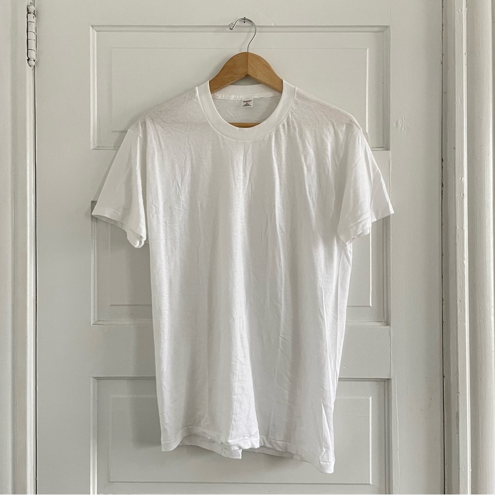 Vtg Jockey White Tee